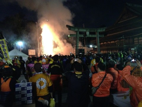 8前夜祭　豊川の手筒